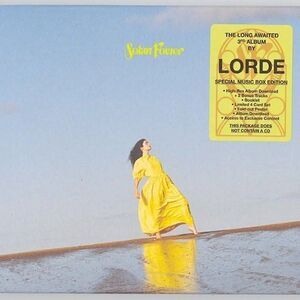Lorde Solar Power Discless Music Box NEW Sealed Bonus Trax Poster Booklet NO CD